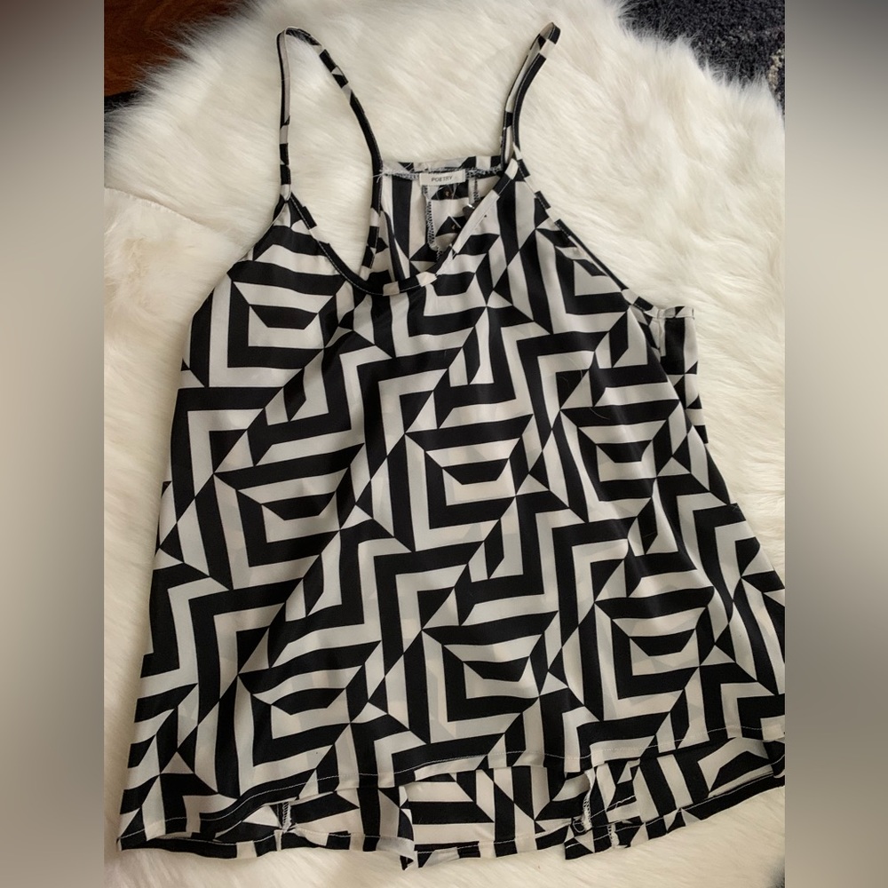 🤍NWT Poetry Women’s Printed Summer Top NWT Size L